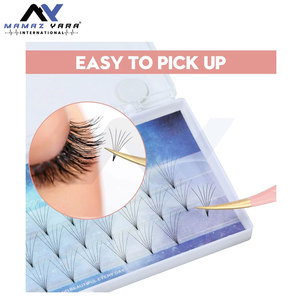 Pince à cils Dolphin professionnelle à pointe en fibre courbée pour isolation des cils, avec poignée diamantée, options de couleurs personnalisées - Product Image 6