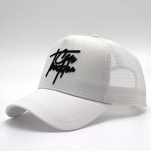 Casquettes de camionneur en maille à 5 panneaux pour hommes, de haute qualité, en gros, avec logo brodé 3D personnalisé, design classique - Product Image 6