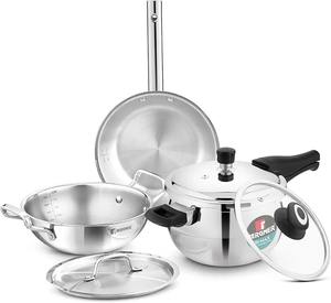 หม้อสแตนเลสขนาดใหญ่ ทนทาน ไม่ติดกระทะ ฝาแก้ว ทนความร้อน เหมาะสำหรับทำซุป - Product Image 4