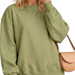 Sweat-shirts pour femmes surdimensionnés très tendance, vente en gros, bonne qualité, manches longues, pour le streetwear - Product Image 1