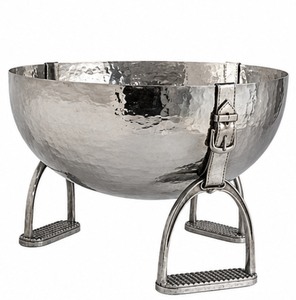 Seau à glace isotherme en métal de qualité supérieure en forme de mors de cheval, refroidisseur de bouteilles équestre, article de bar de table, support de service pour fêtes, maison et restaurant, 5L - Product Image 3
