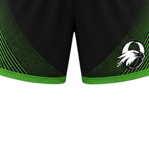 Pantalones Cortos de Lacrosse Sublimados en Negro y Verde para Hombre, Ropa Deportiva de Entrenamiento, Uniforme de Equipo Atlético, Ropa para Juegos, Competición al Aire Libre - Product Image 5