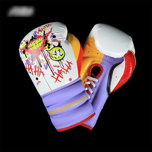 Gants de boxe MMA personnalisés 2026 de haute qualité en cuir PU, professionnels, légers, respirants, pour l'entraînement en extérieur, vente en gros OEM - Product Image 2