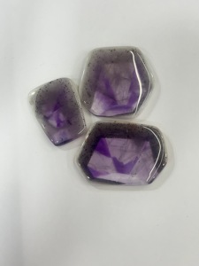 Lote de 10 Piezas de Amatista Natural Trapiche Star en Forma de Cabujón, 109g, Proveedor Mayorista de Gemas Sueltas para Compradores de China - Product Image 5