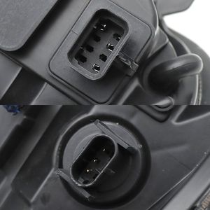 Faro Anteriore Sinistro/Lato Guida per Freightliner Columbia 2004-2017, con Luci Alogene e Xenon, Alloggiamento Nero, Riflettore Ambra - Product Image 5