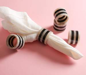 Anillos para Servilletas de Resina Epoxi - Juego de 12 Servilleteros Elegantes Hechos a Mano para Decoración de Mesa, Cenas, Bodas, Festividades - Product Image 1