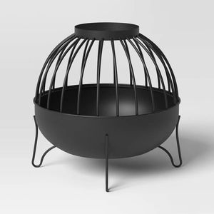 Fira <b>Pits</b> Outdoor Garden Iron Wire Firepit <b>Table</b> Wood Burning <b>Fire</b> Bowl <b>Fire</b> <b>Pit</b> - Product Image 1