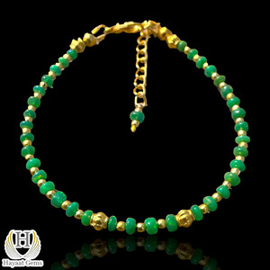 Green Ethiopian Opal <b>Beaded</b> <b>Bracelet</b> Gemtone Imitation Pearl Vintage Gift - Product Image 2