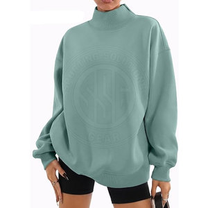 Sudadera de Mujer de Buena Calidad, Diseñada para Actividades al Aire Libre y Uso Diario, Sudadera con Cuello Alto para Mujer - Product Image 2