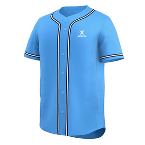 Maillot de baseball de qualité supérieure, couleur personnalisée, service OEM, maillot de baseball uni - Product Image 1