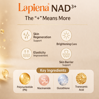 Sérum Liquide Intensif à l'Acide Hyaluronique de Haute Qualité NMN NAD+ 7,5 ml – Booster Cutané Éclaircissant, Hydratant et Raffermissant pour les Soins de la Peau