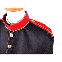 Veste Kilt Écossaise Bicolore pour Homme à Col Montant et Patchwork Rouge & Noir – Uniforme le Plus Vendu 2026