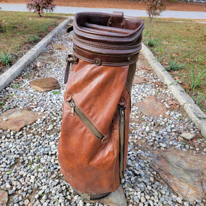 Multiple-Pocket Custom Logo Print Leather <b>Golf</b> Bags for Sale OEM Service New Design Leather Sports <b>Golf</b> Bag - Product Image 5