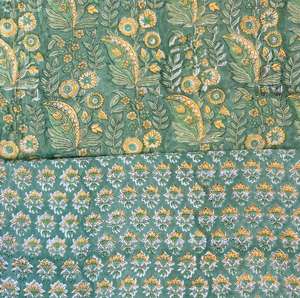 Telas Estampadas a Mano 100% Algodón, Materiales Textiles para el Hogar, Tela para Confección de Vestidos Étnicos Indios, Material Hecho a Mano - Product Image 3