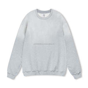 Sudadera estilo americano premium para hombre, estilo casual, holgada, con cuello redondo, en varios colores degradados, al por mayor - Product Image 2