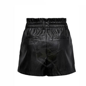 Real Genuine Leather Made Women <b>Shorts</b> <b>Slim</b> Fit High Quality Stylish Party Wear Women Leather <b>Shorts</b> - Product Image 3