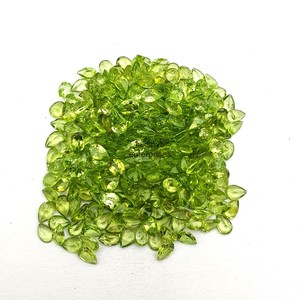 Peridoto natural tallado en forma de pera, piedras preciosas de 4x6 mm, peridoto verde facetado, piedras sueltas calibradas, cuentas de peridoto para la fabricación de joyas al por mayor. - Product Image 6