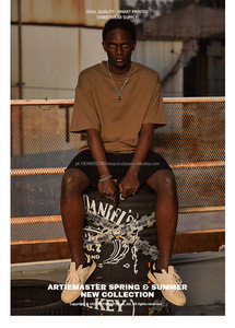 <b>High</b> Quality Men's Heavyweight <b>T</b>-<b>shirts</b> for Men Custom Logo Blank Customize Cotton Oem Embroidery Oversized Graphic Tee <b>Shirts</b> - Product Image 5