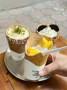 [MEILLEURE NOTATION] |   Coupelles à café comestibles en forme de gaufre, cornets croustillants en biscuit pour glaces, desserts, fêtes, cafés, provenance Vietnam - Product Image 6