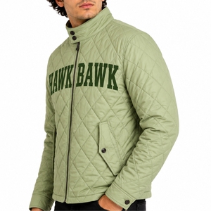 Chaqueta Acolchada con Costuras de Diamante para Hombre, Chaqueta Informal para el Día a Día, Chaqueta Acolchada con Cierre, Chaqueta Informal Acolchada - Product Image 3