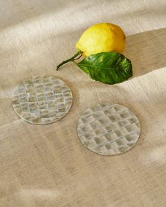 Sous-verres en nacre incrustée, mosaïque de coquillages faits à la main, dessous de verre décoratifs, protection de table, accessoires de salle à manger - Product Image 5