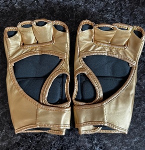 UFC Official Half Finger Synthetic Leather Sanda MMA Training Gloves Hook & Loop Closure for Adults - Product Image 2
