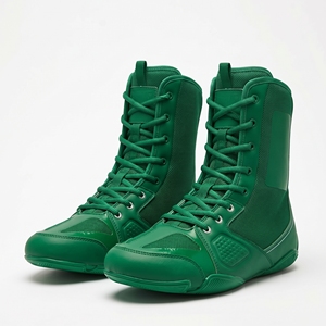 Botas de Boxeo Personalizables para Adultos Dumela, de Cuero, de Caña Alta, Ecológicas, Transpirables, Cómodas y Duraderas - Product Image 1