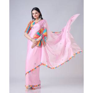 Main libre Tendance Prêt-à-porter Saree Robes élégantes pour femmes - Product Image 5