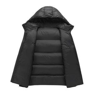 Chaqueta de Plumón con Capucha para Hombre, Impermeable, Transpirable, Gruesa, con Cierre, Largo Regular, para Invierno y Actividades al Aire Libre - Product Image 2