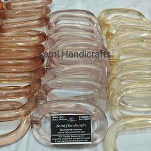 Eslabones de Cadena de Resina Epoxi Transparentes Grandes y Coloridos para Colgar en la Pared, para Proyectos Personalizados, Acabado Pulido - Product Image 3