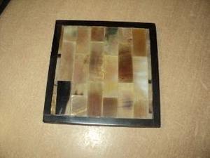 Ensemble de sous-verres en corne naturelle polie, sous-verres artisanaux de qualité supérieure pour la maison, la salle à manger et le bureau - Product Image 4