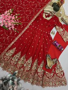 Anarkali Designer prêt-à-porter indien pour femme, ensemble Salwar Kameez avec Dupatta, vente en gros, prix bas, cousu - Product Image 1