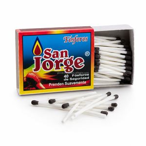 Renamed Wax Safety Matches Eco-Friendly Long Burning 40-Stick <b>Matchbox</b> Size 53x37x11mm Modern Household Use Custom Printing - Product Image 1