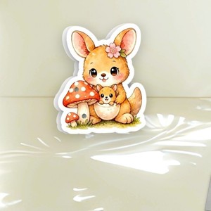 Plaque magnétique en acrylique personnalisable pour cils, motifs Lapin, Bébé, Champignon, Carré, Diamant, Papillon, Outils réutilisables - Product Image 1