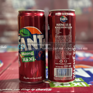 เครื่องดื่ม Fanta Sarsi ขนาด320มล. บรรจุในน้ำ24กระป๋องรสชาติดีที่สุด - Product Image 2
