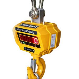 แบตเตอรี่ชาร์จไฟได้24V/230V ตู้อลูมิเนียมจอแสดงผล LED 5000kg ขนาดเครนดิจิตอล - Product Image 5