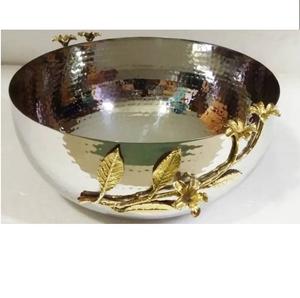 Wholesale Price Bowl Elegant Designed Metal Fruit Server Bowl Standard Quality <b>Dinnerware</b> for Daily Home Use - Product Image 2