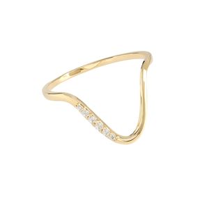 925 Sterling <b>Silver</b> Moissanite <b>Ring</b> Irregular <b>Wave</b> Band Round Cut Diamond Geometric Wedding Party Jewelry for Women - Product Image 1