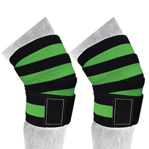 Bandes de soutien élastiques pour genoux, idéales pour la musculation, les squats, la force athlétique – Protection articulaire robuste – Vente en gros (paire) - Product Image 2