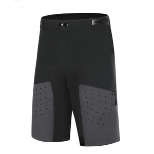 Shorts de moto tout-terrain respirants et à séchage rapide pour hommes avec logo personnalisé et poches zippées - Product Image 5