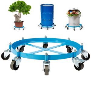 Carrello per Fusti da 55 Galloni con Capacità di Carico di 2000 libbre, Carrello Manuale Antiribaltamento per Fusti Pesanti, Carrello per Barili - Product Image 1