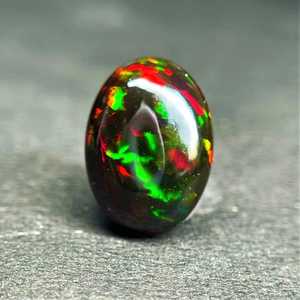 Natural Ethiopian Black <b>Opal</b> Cabochon Oval Gemstone Wholesale Loose <b>Opal</b> October Birthstone Jewelry - Product Image 3