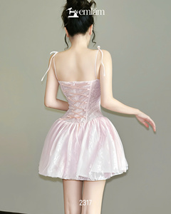 Wholesale Women's Lace <b>Corset</b> Fit-and-Flare Princess Party Dress ET2317 - Product Image 6