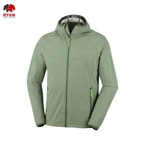 Chaqueta Softshell de Primera Calidad Ryan Pro Gear para Hombre, Impermeable, Resistente al Viento, Tejido de Punto Ecológico, Cuello con Capucha - Product Image 2