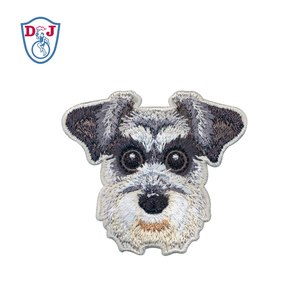 Customized Iron On Embroidery Bull <b>Dog</b> Patches Wappens for garment trimmings - Product Image 5