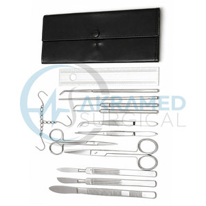 Kit de Instrumentos de Disección para Estudiantes, Acero Inoxidable, Certificado ISO, Juego de Entrenamiento Quirúrgico para Laboratorio de Biología y Anatomía, Aprobado por la CE - Product Image 2