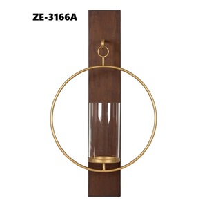 Modern Iron Candle Holder Elegant Dining Table CollectionZahid Exports Modern Metal Wall Shelf Rectangle Horizontal Pattern - Product Image 2