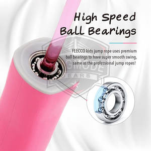 Cuerda de Saltar Profesional de PVC de Alta Calidad con Sistema de Rodamientos de Bolas para una Rotación Suave y Rápida, Longitud Ajustable para Uso en Gimnasio - Product Image 2