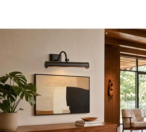 Aplique de pared de latón con forma de cilindro, iluminación LED para exteriores, accesorio de montaje en pared - Product Image 4