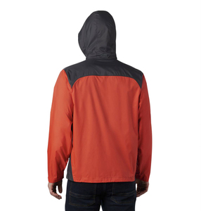Chaqueta con Capucha para Hombre, Cortavientos, con Bloques de Color, Cierre de Cremallera, Informal, para Exteriores, Otoño, Poliéster, Ligera, Estilo Urbano - Product Image 3